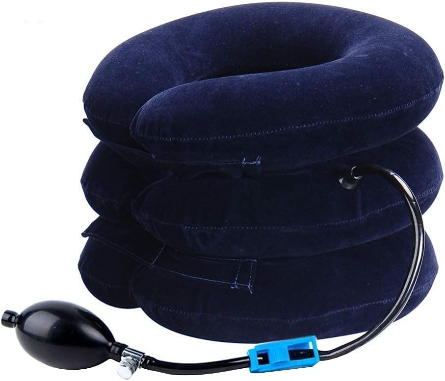 Cervical Neck Traction Device Inflatable Neck Stretcher, Easy to Use for Chro…