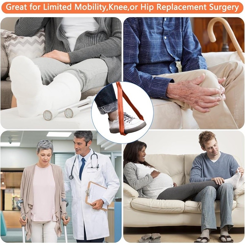 Hip Kit Total Hip Replacement Leg Lifter Straps Knee Surgery Mobility Aid New