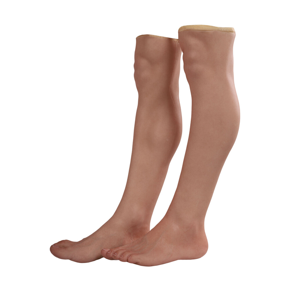 Prosthetic leg cover Silicone Foot Sleeve Realistic skin Highly Simulated Makeup