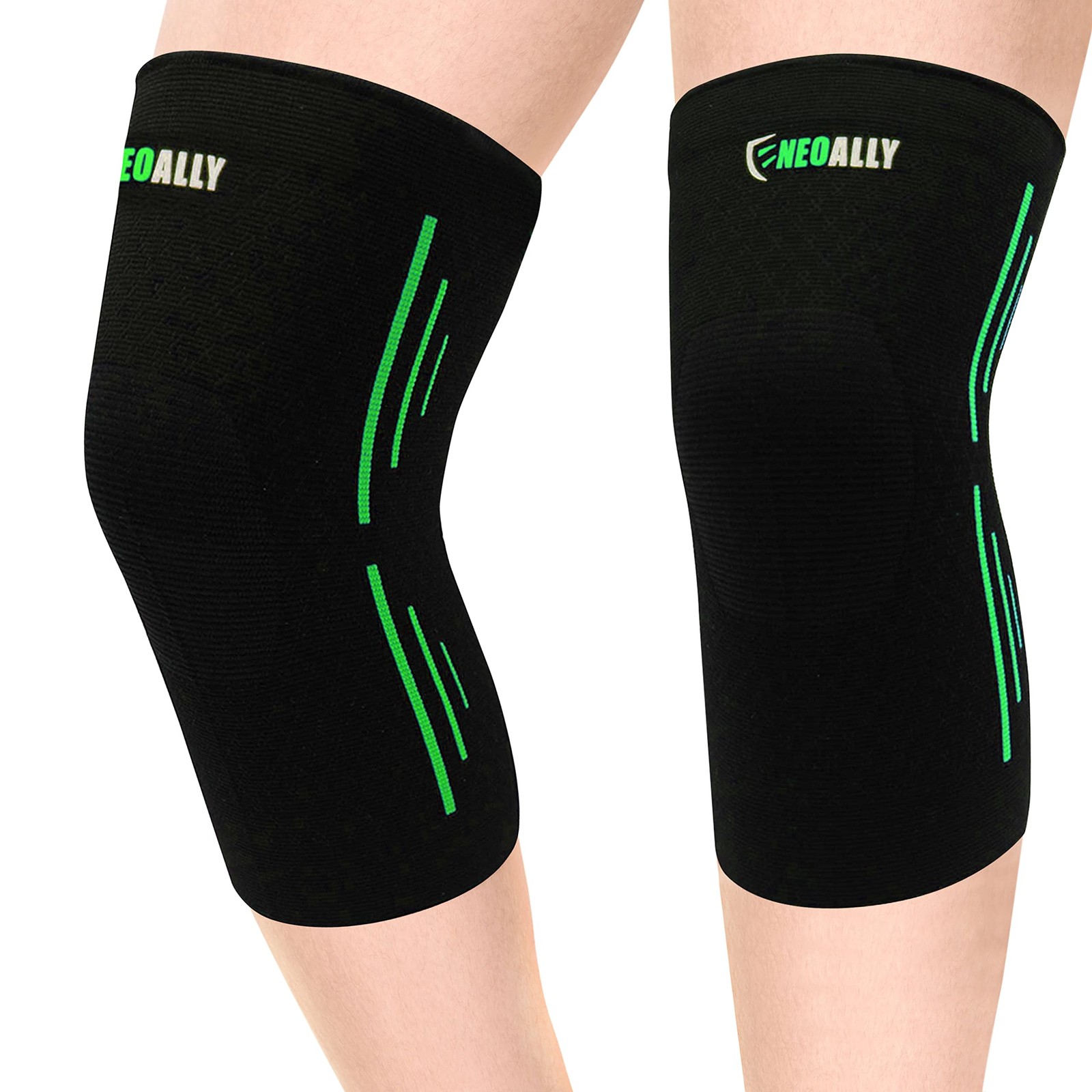 ® – Compression Sleeve for Knee, Athletic Gym Knee Support Sleeves for Knee R…