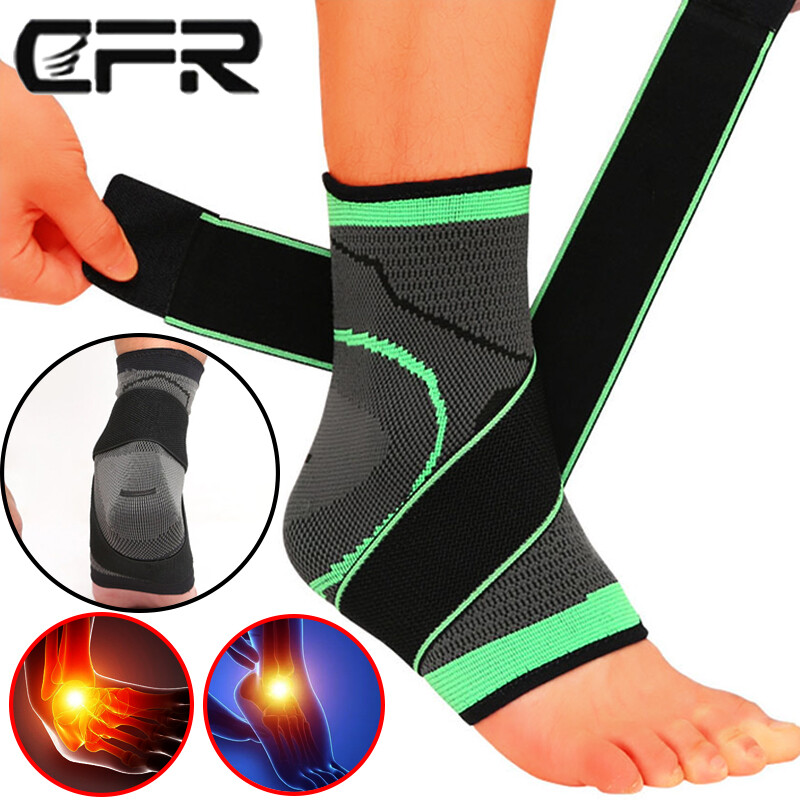 CFR A Pair Ankle Brace Arch Support Foot Compression Wrap Plantar Fasciitis Wrap