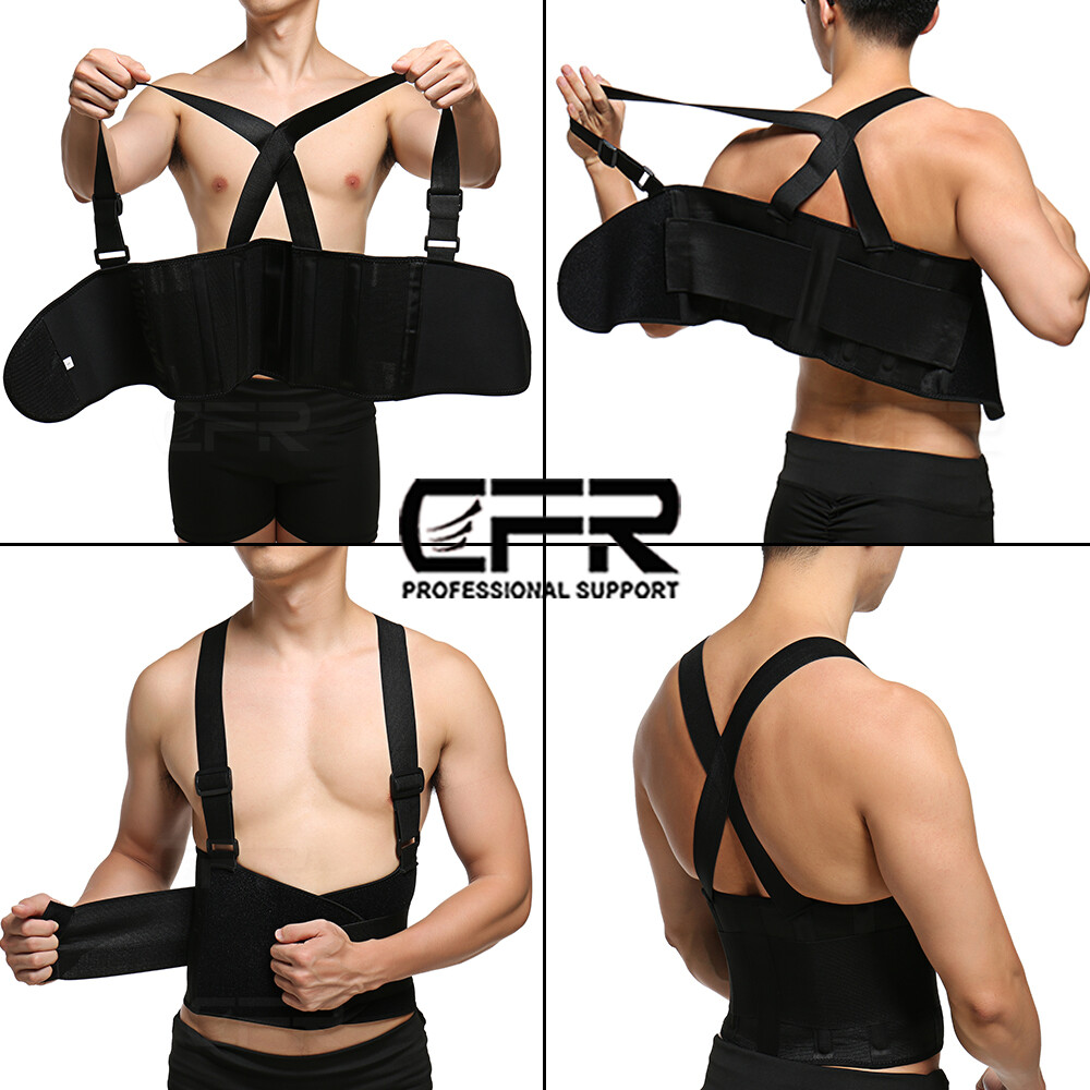 Lumbar Back Support Lower Back Brace Pain Relief Sport Work Belt for Men Women