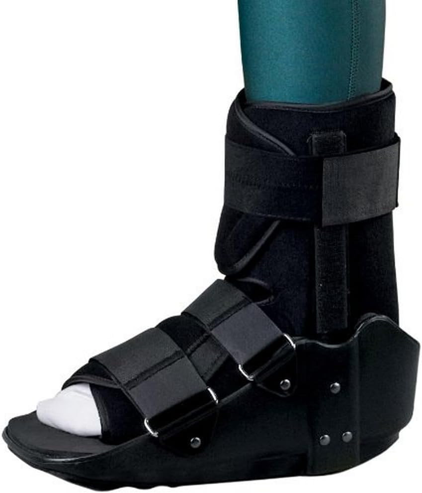 Standard Ankle Walkers, Skid-Resistant, Short, Size Medium, Low Profile, Adjusta