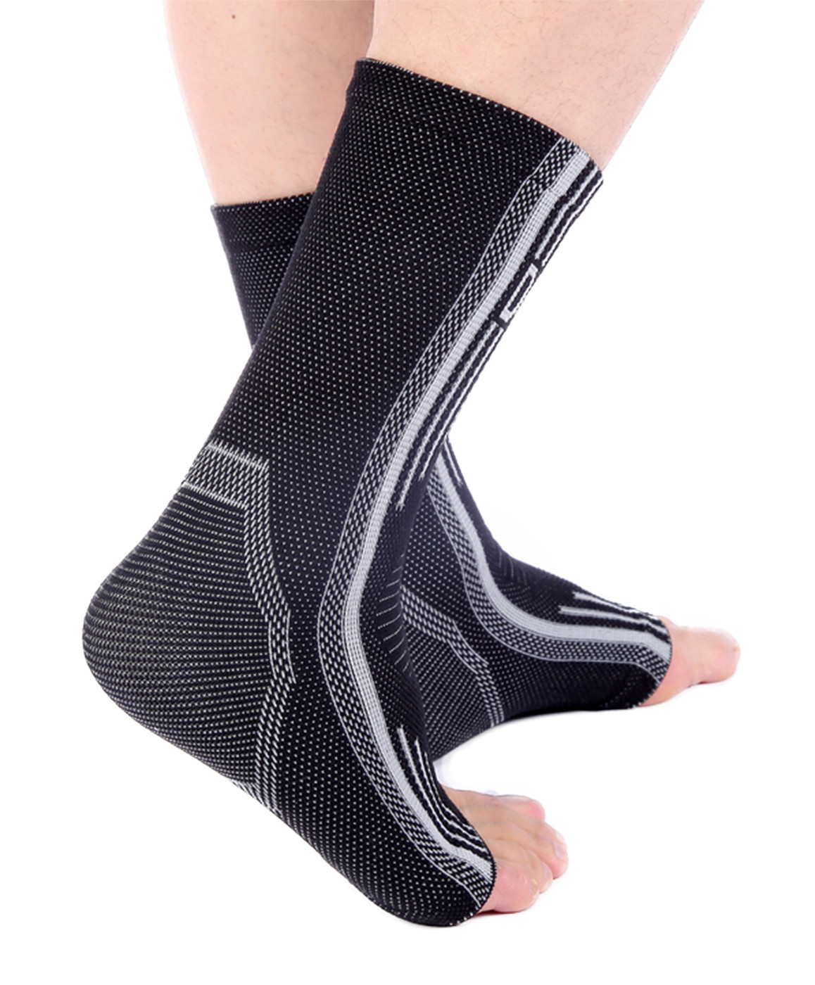 Doc Miller Ankle Compression Sock Brace Sleeve Plantar Fasciitis Tendonitis Spur