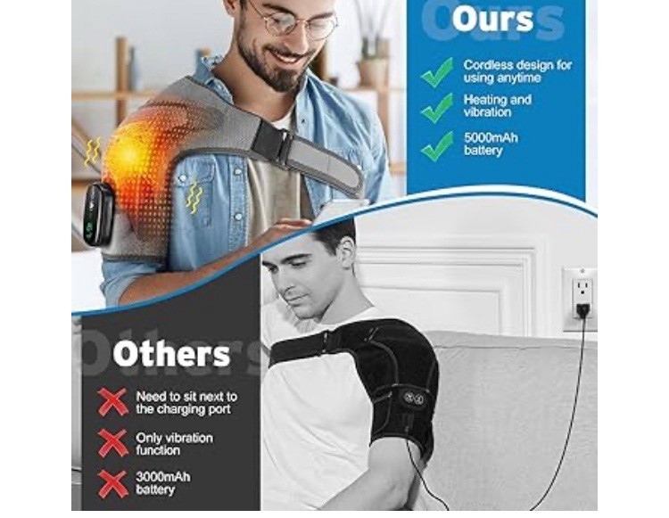Cordless Heated Shoulder Brace