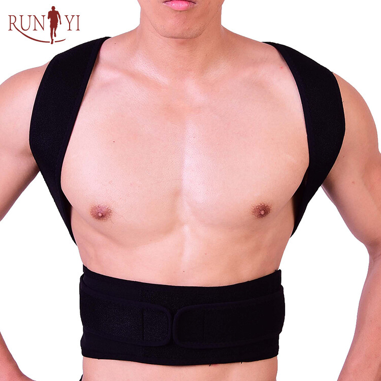 Lower and Upper Back Support Belt high quality breathable Posture Corrector