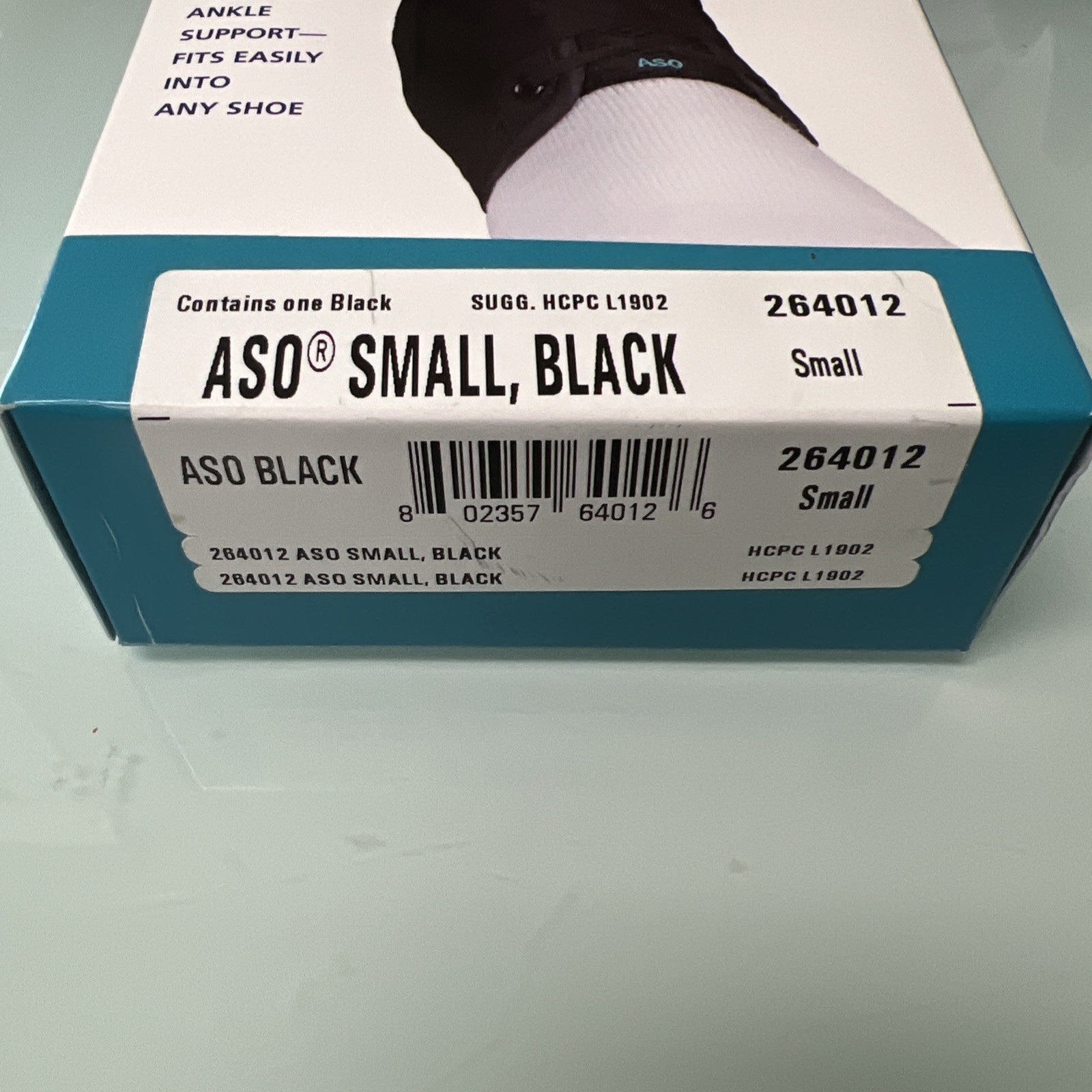 ASO Low Profile Ankle Support, Small, Medical Specialties 264012, 1 Count