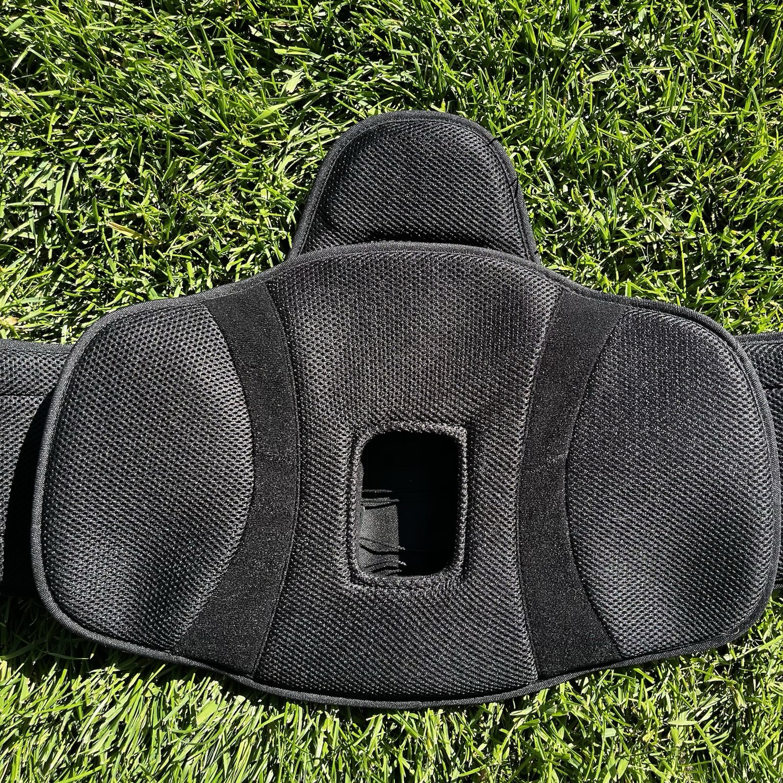 Aspen Vista Adjustable Lumbar Back Support Brace One Size Fits Most – Black