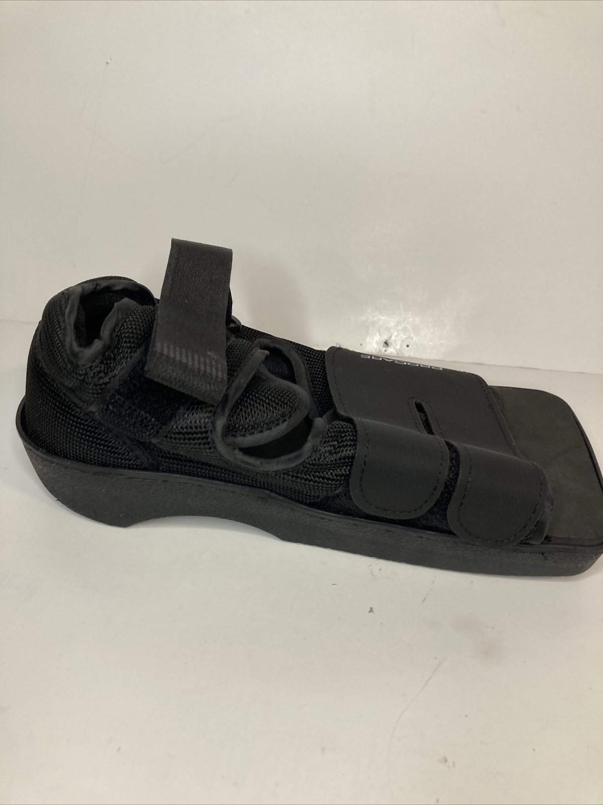 ProCare Foot Brace Square Toe Post-Op Surgery Shoe Black Size Small