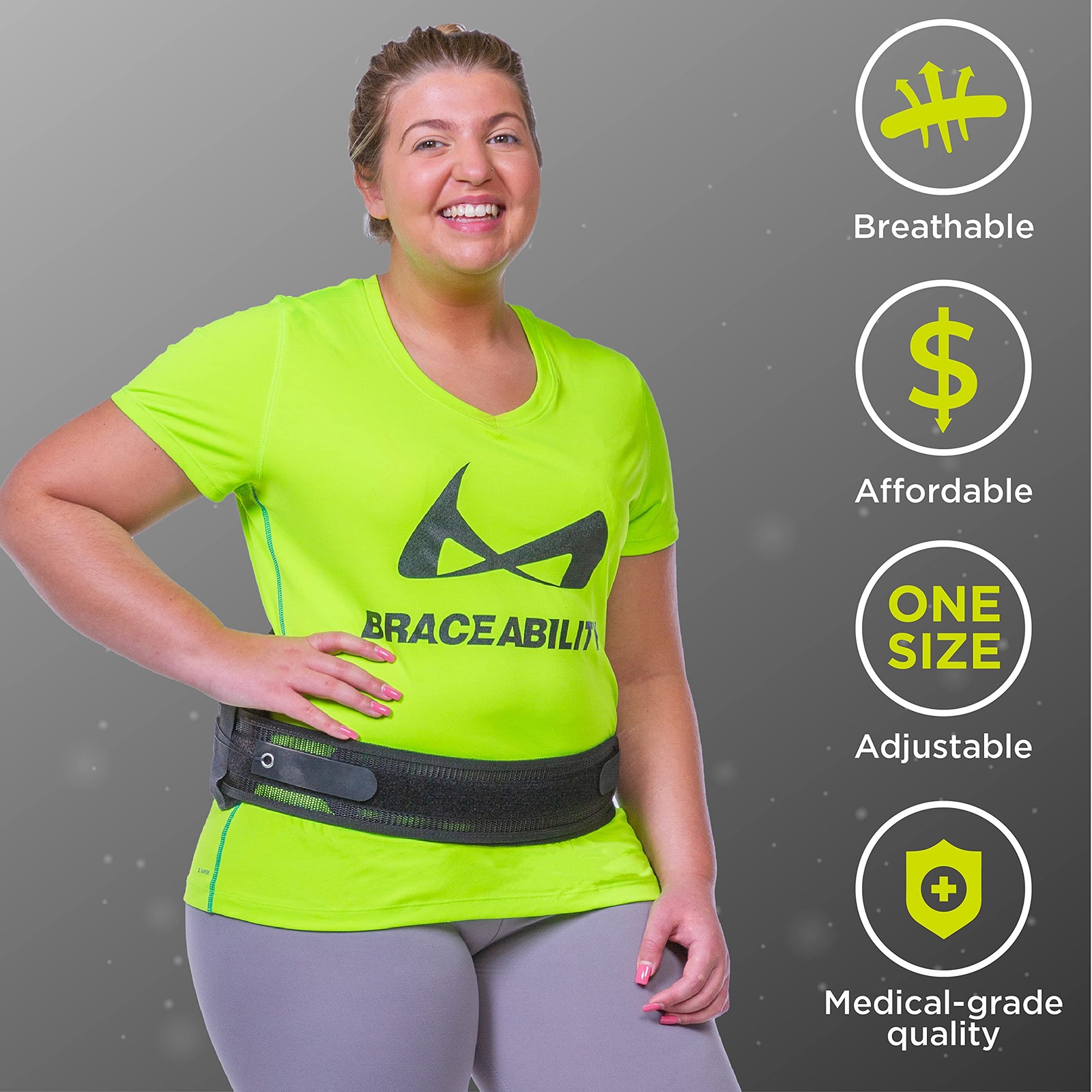 SI Joint Belt – Sacroiliac Compression Back Brace for Sacral Dysfunction, Coc…