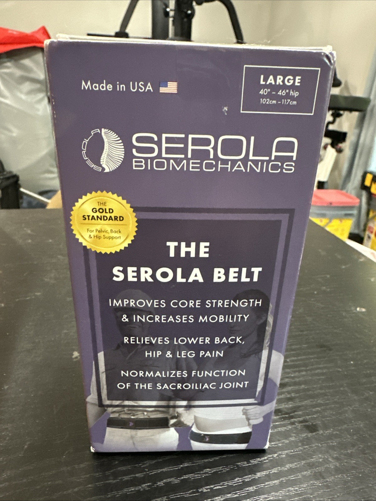 Serola Biomechanics Sacroiliac Belt Large 40″-46″ Hip Back Support USA Brand New
