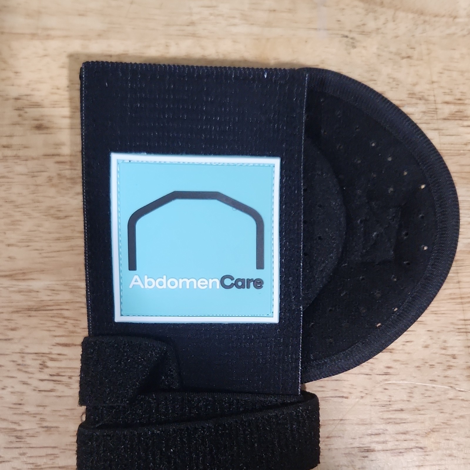 AbdomenCare Adjustable Hernia Support Belt Compression Abdomen Black One Size