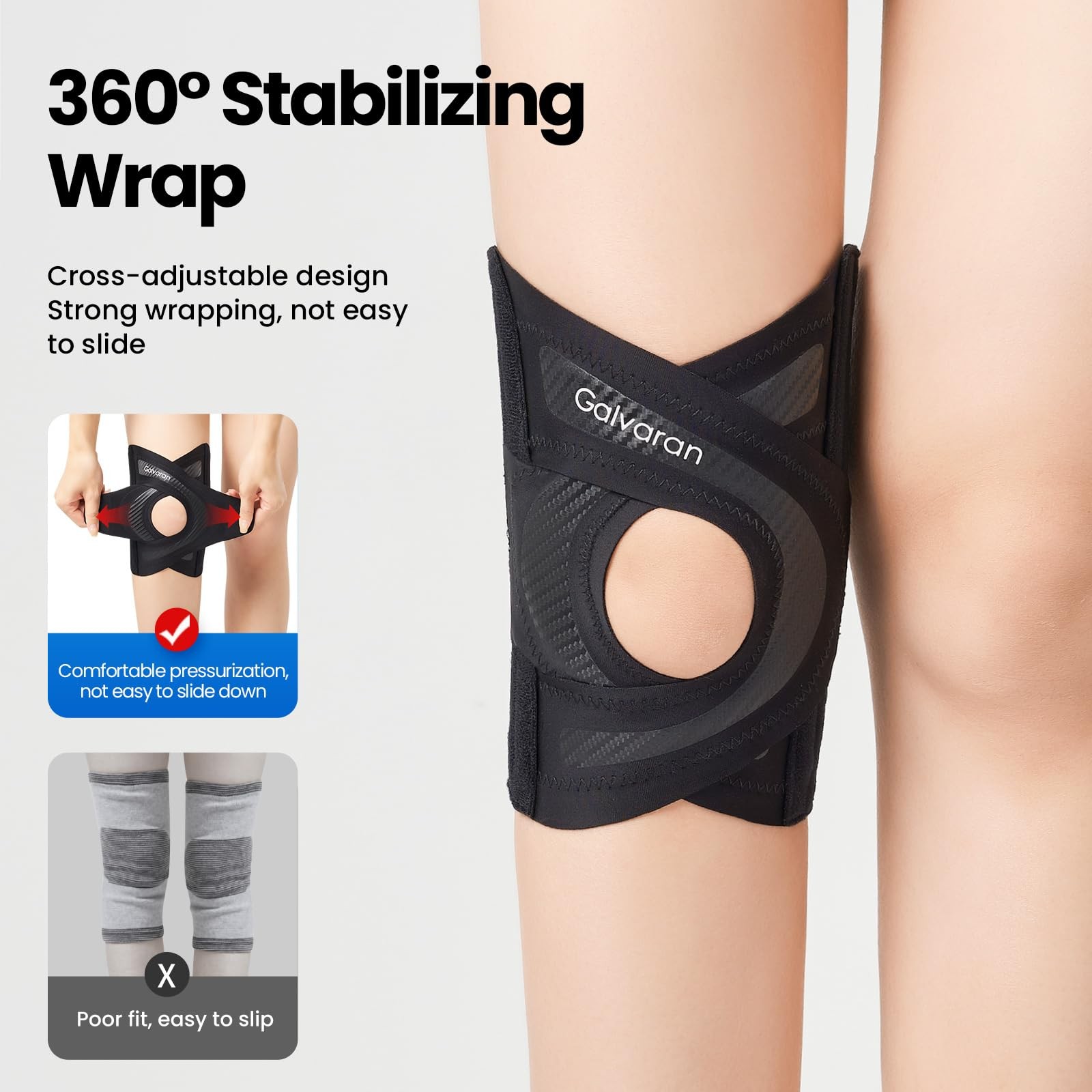 Knee Brace for Women & Men, Relief Recovery Meniscus Tear, Arthritis Pain, AC…