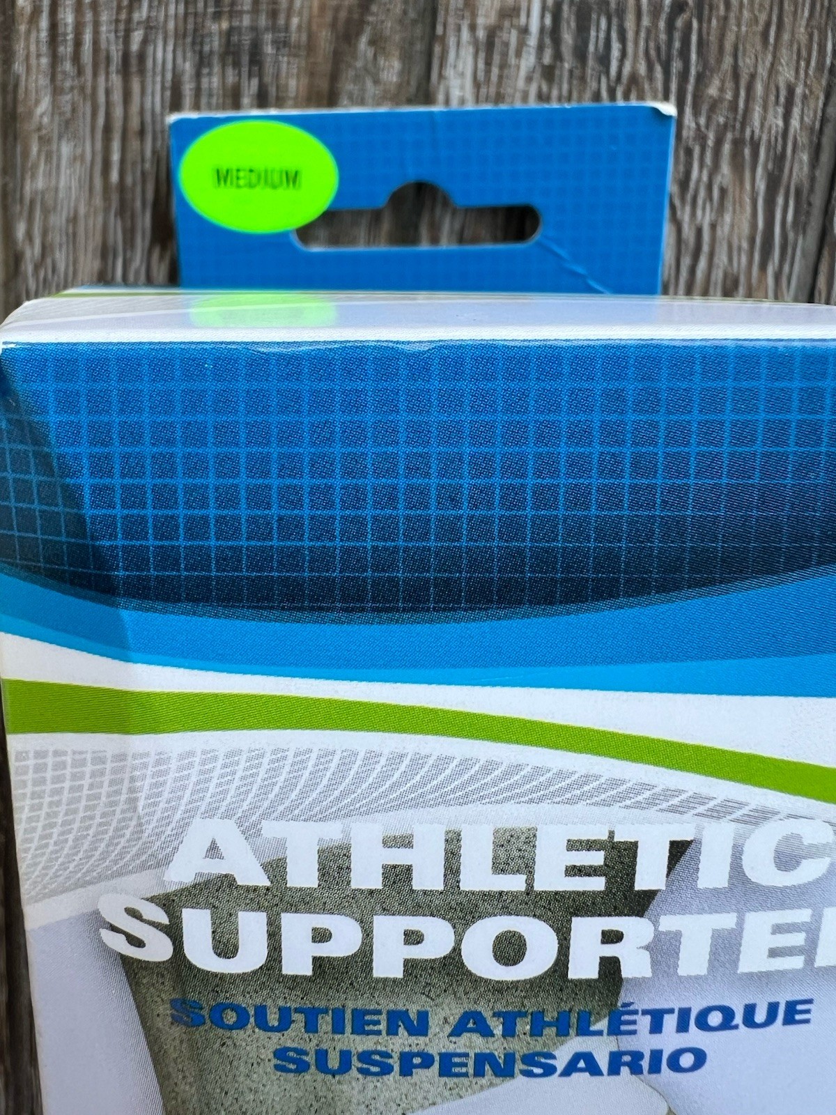 SportAid Athletic Supporter White Mens M (Waist circum. 32-38″)