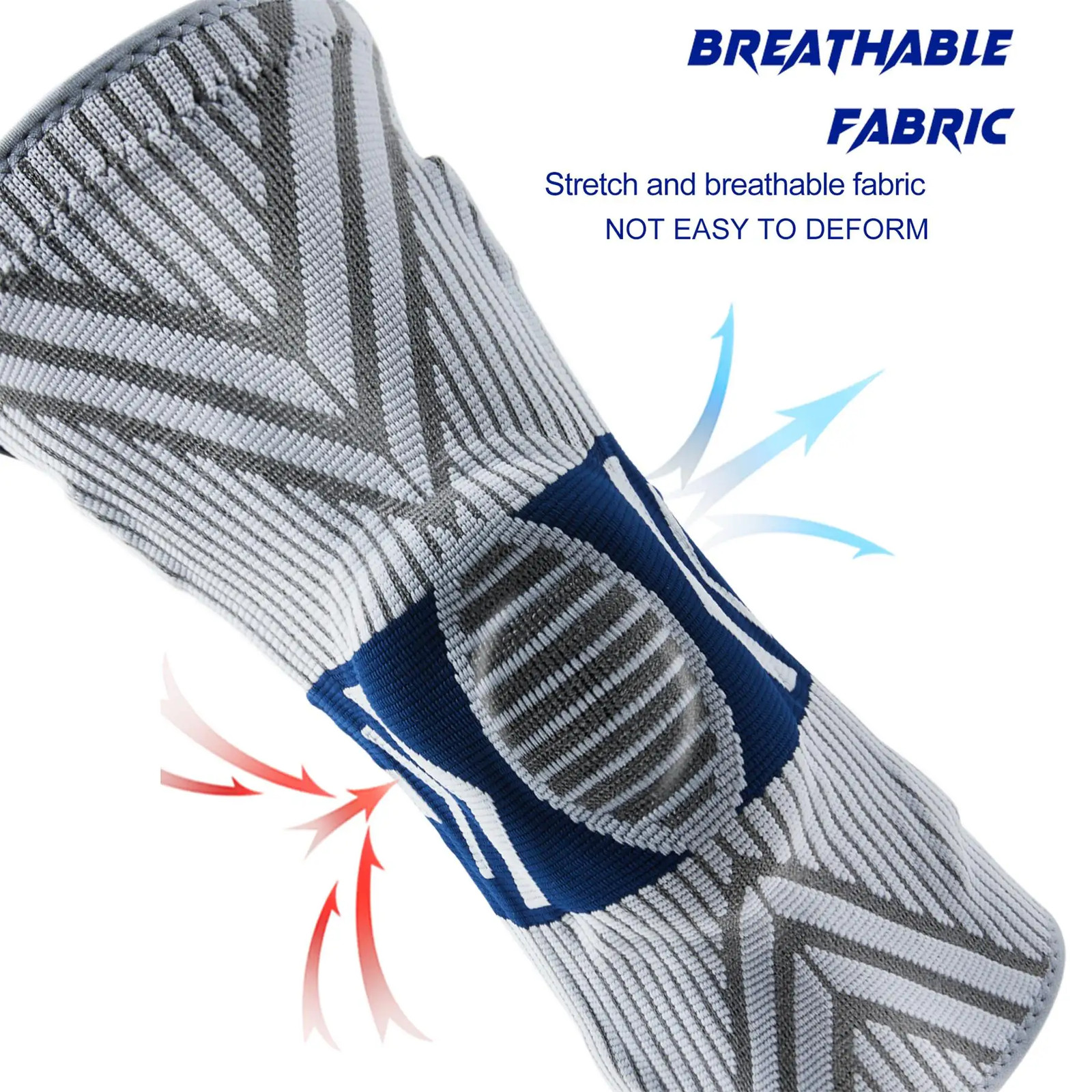 2025 Latest Knee Support for Men Pressurized Elastic Knee Brace with Silicone