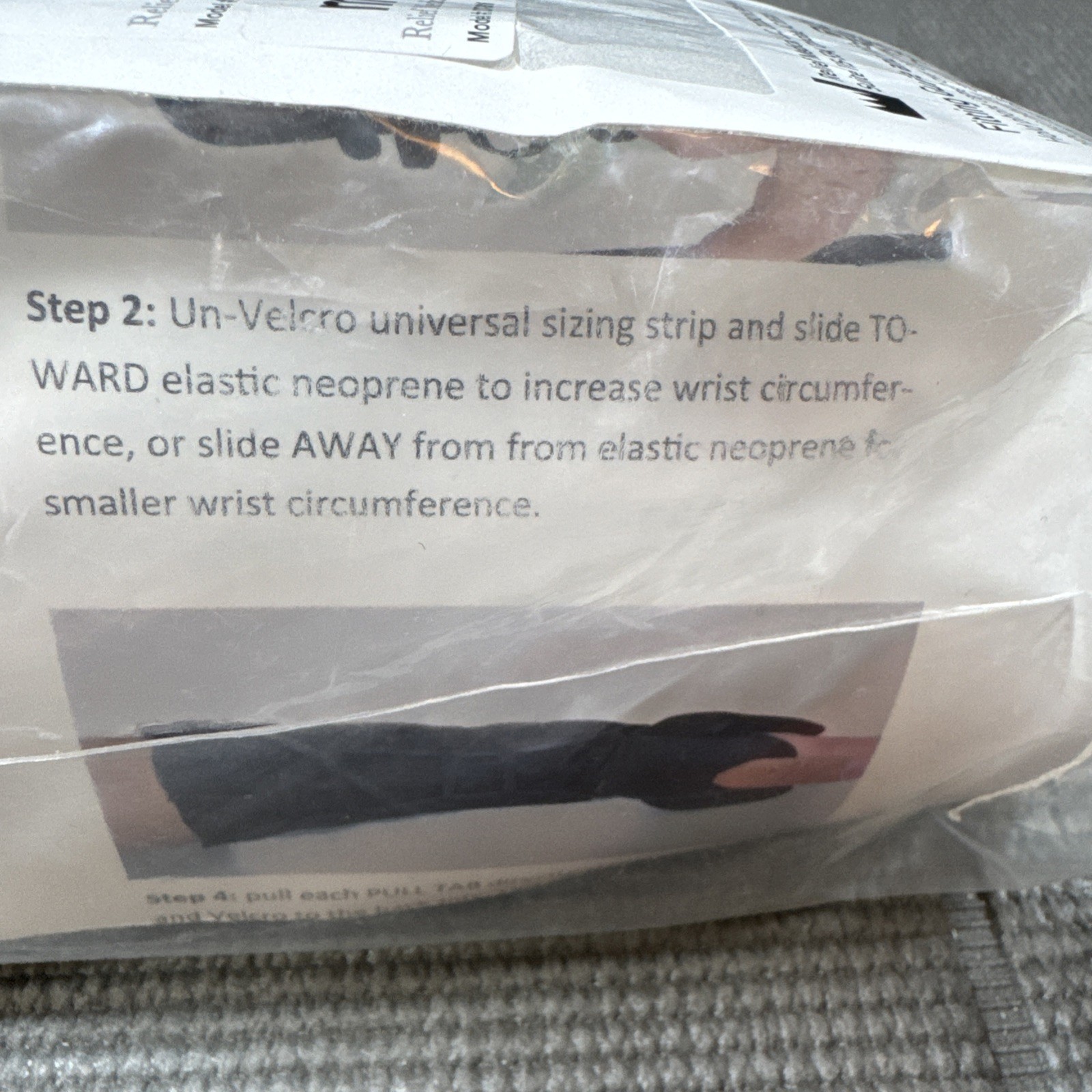 Wrist Brace Black TREND MEDICAL PRO DCT-3916 Wrist Support Universal New In Pkg