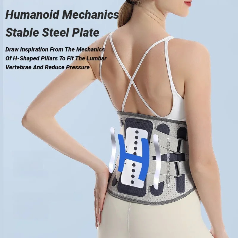 Back Brace Support Belt For Lower Pain Relief Adjustable Men Women Waist Lumbar