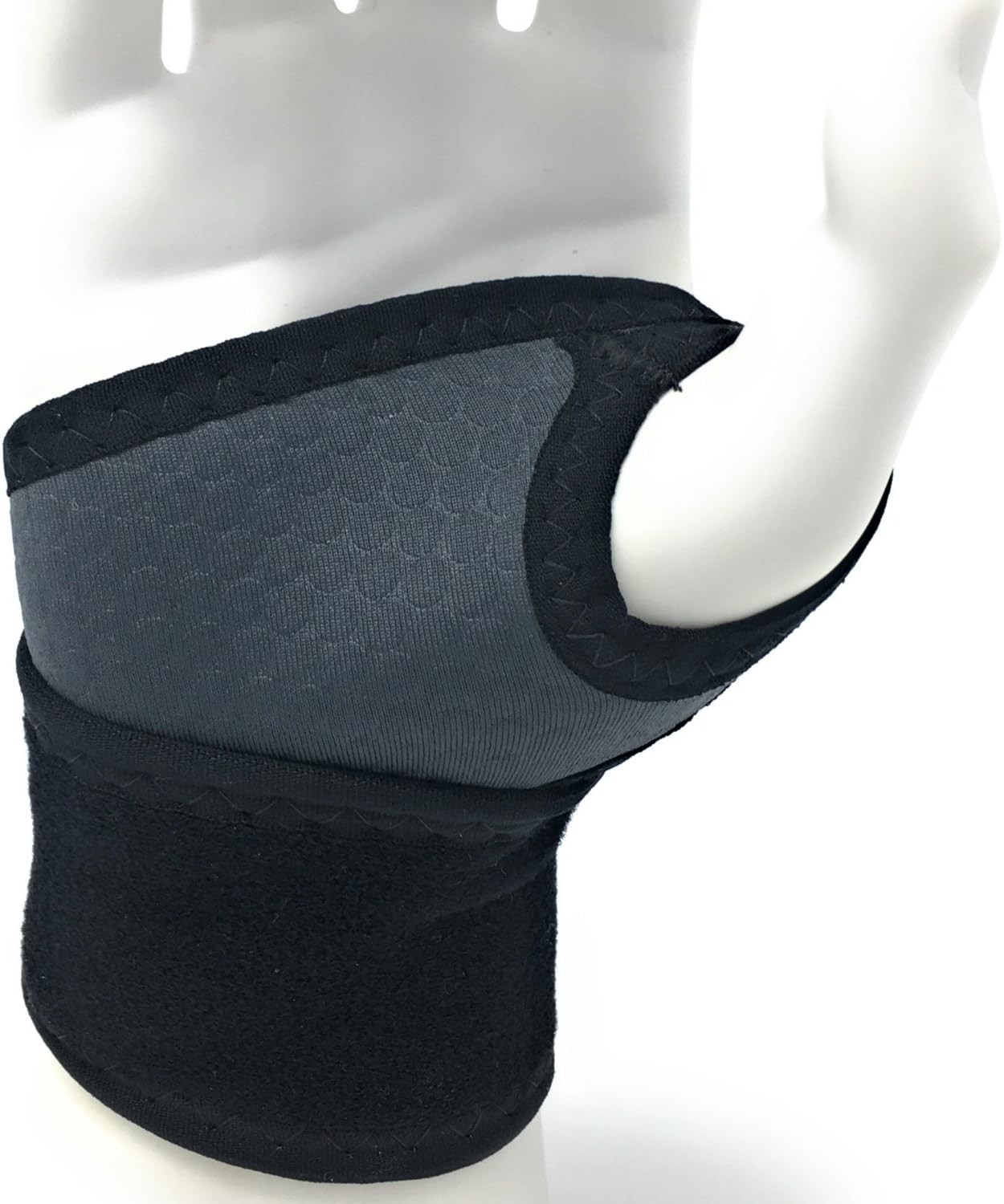 Champion Wrist Wrap Support, Universal Fit, Airmesh Fabric, Grey,