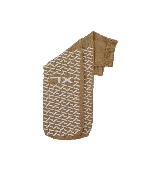 Non-Slip Hospital Socks E11218XL Beige Size XL LSL Healthcare 6 Units