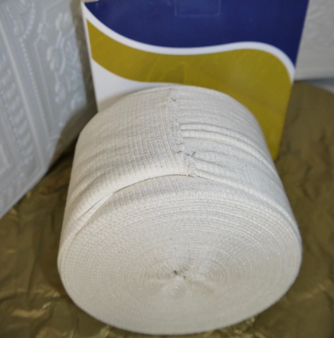 MediChoice MADE USA Tubular Elastic Support Bandage Natural Sz F 4 In x 11 yds
