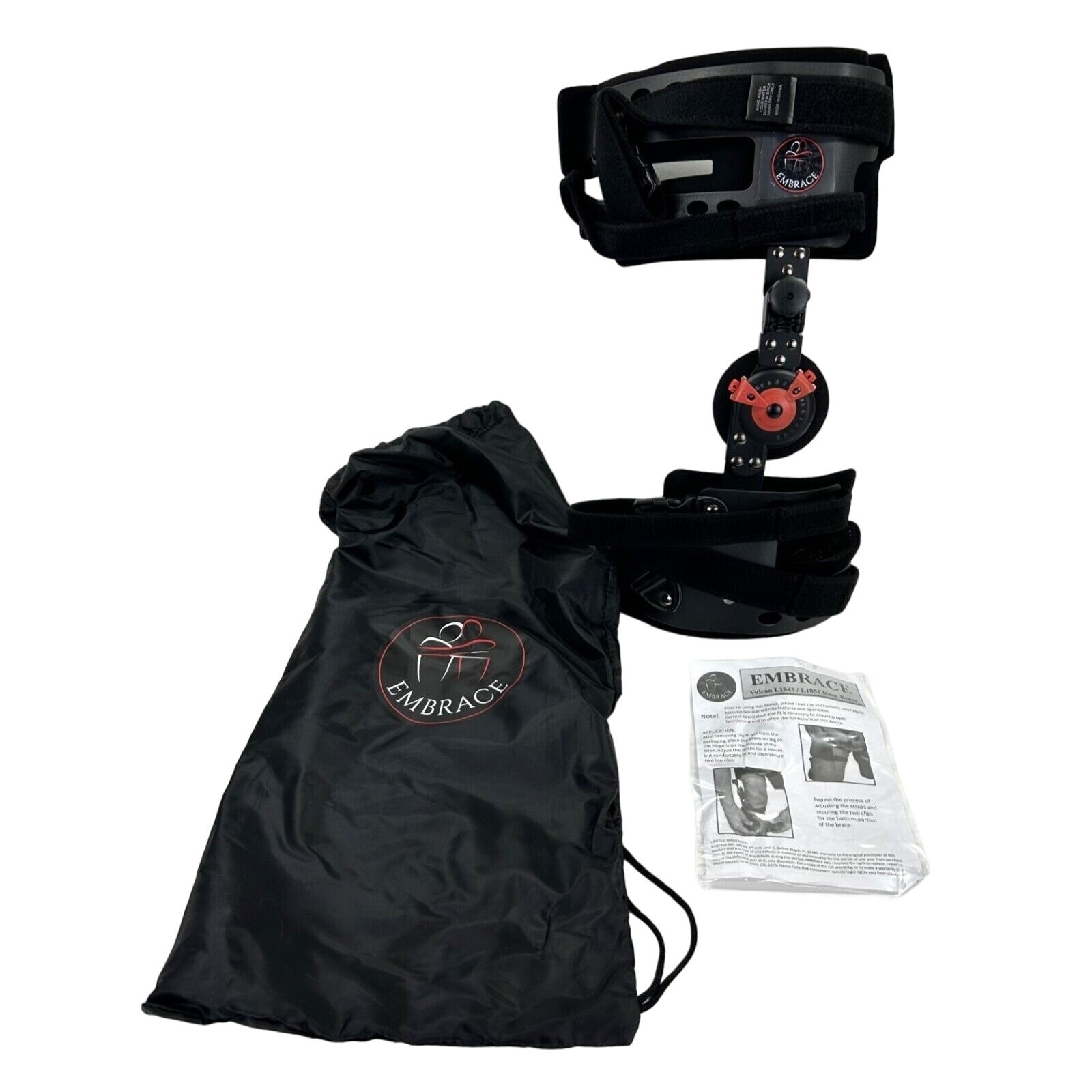 Embrace Vulcan Universal Size Left Knee Brace L1843/L1851 Open Box Scuff On Knob