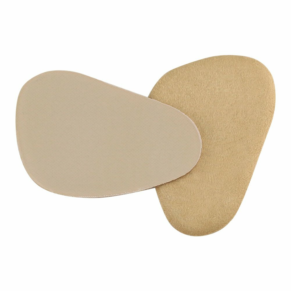 HLYOON H06 4 Pairs Gel Metatarsal Pads and Ball of Foot Cushions, Leather Forefo