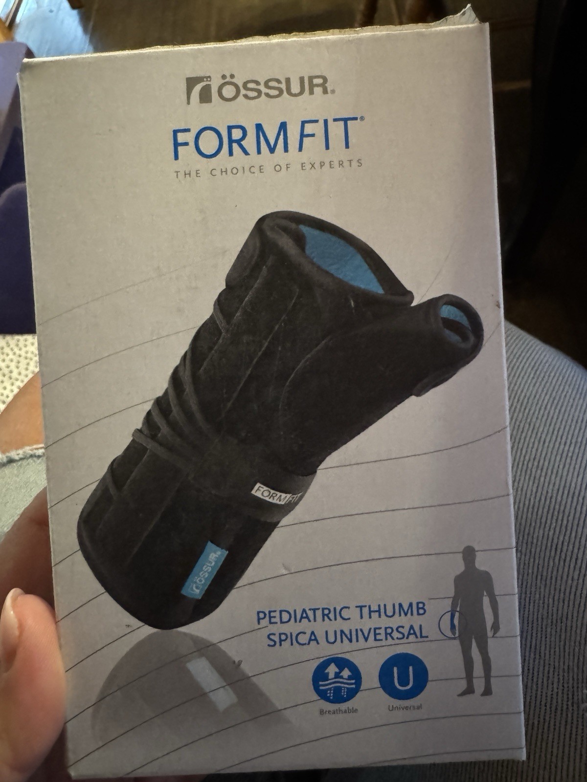 Pediatric Thumb Universal Right Wrist Brace Ossure Formfit L3809