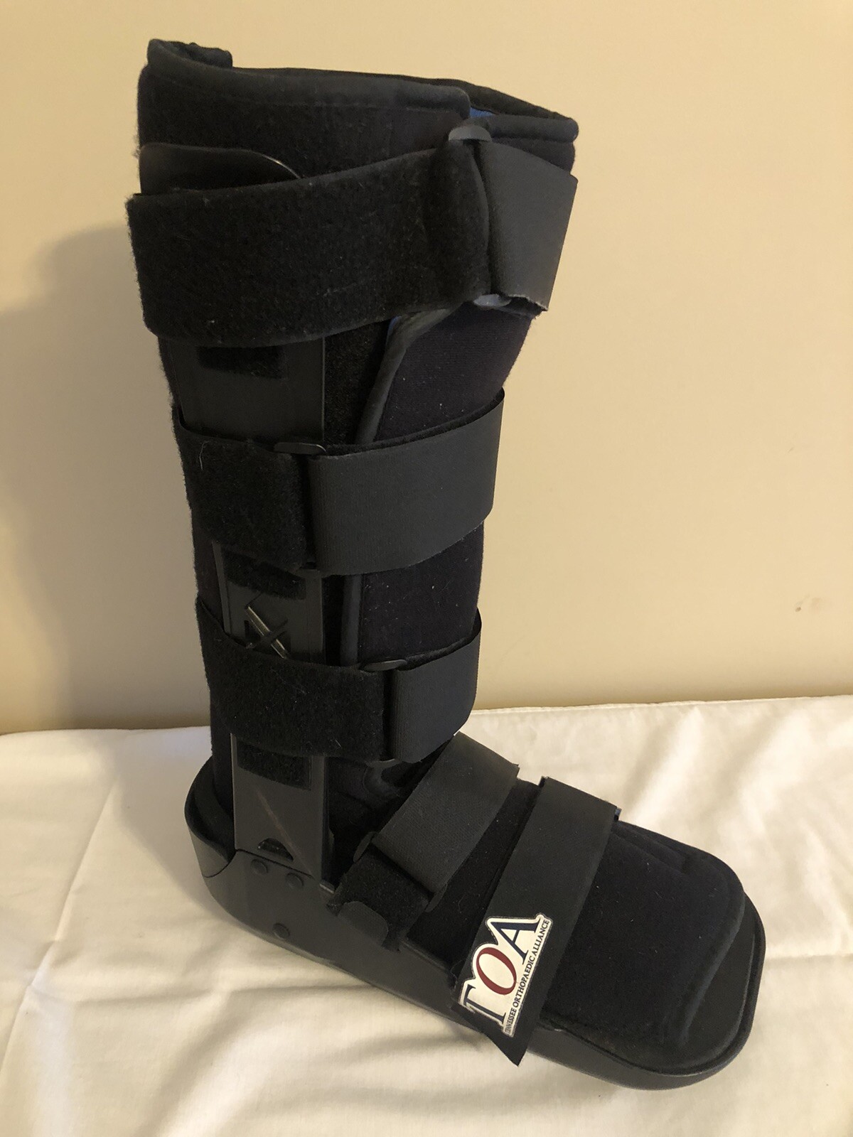 BREG Walking Boot Medical High Top Ankle Foot Surgery Brace SZ Large