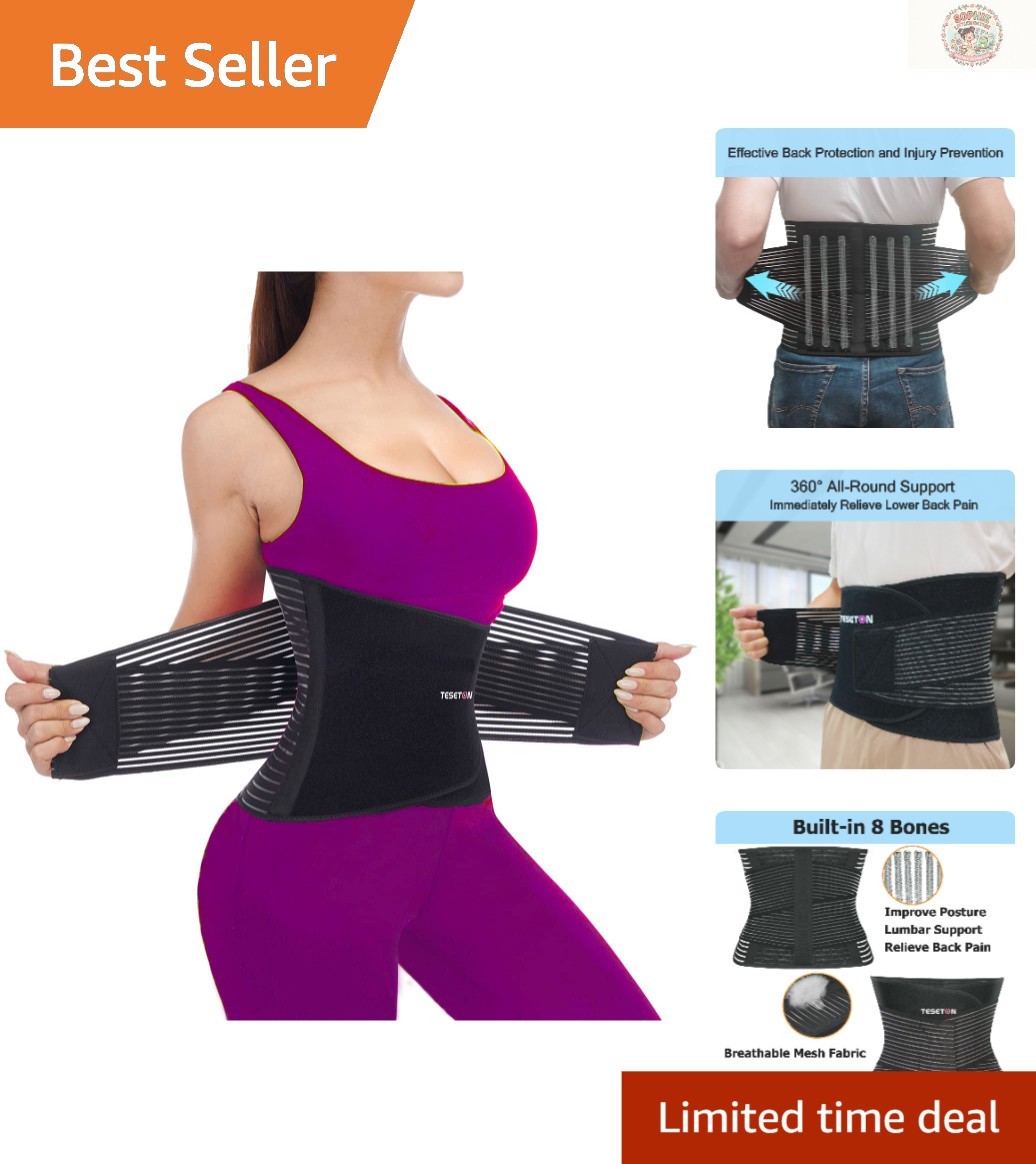 Breathable Mesh Back Brace for Sciatica – Relieve Lower Back Pain Effortlessly