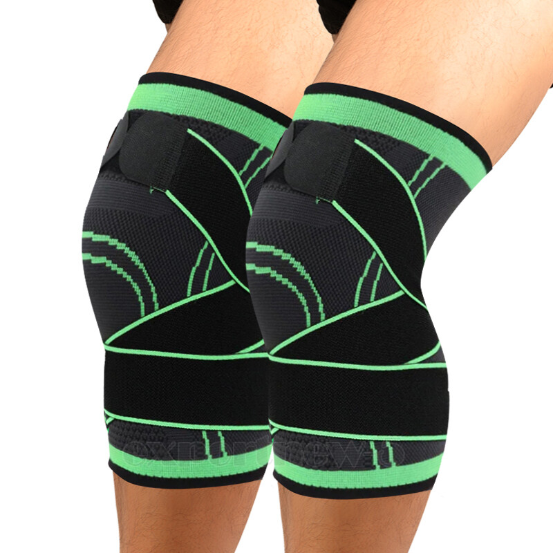 Knee Brace Compression Sleeve Support with Gel Pad Side Stabilizers Patella Wrap