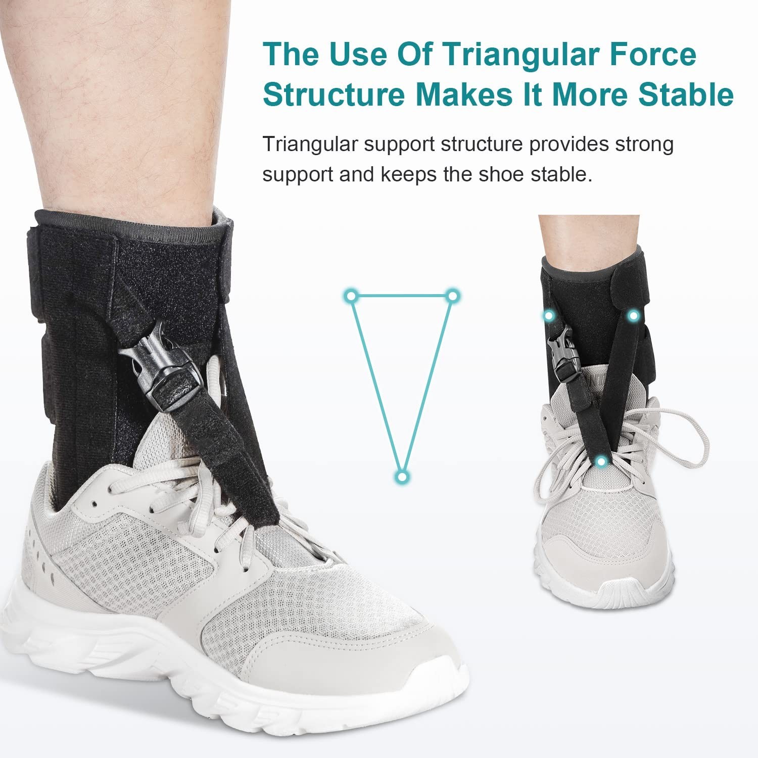 Foot Drop Brace for Walking Lifting Shoes, Drop Foot AFO Brace Help Raise Shoes,