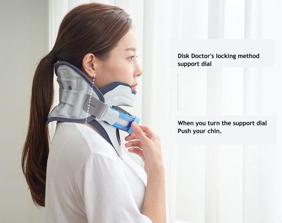 Disk Dr CS500 G2 Neck Traction Device Neck Traction Treatment Medical Free Size