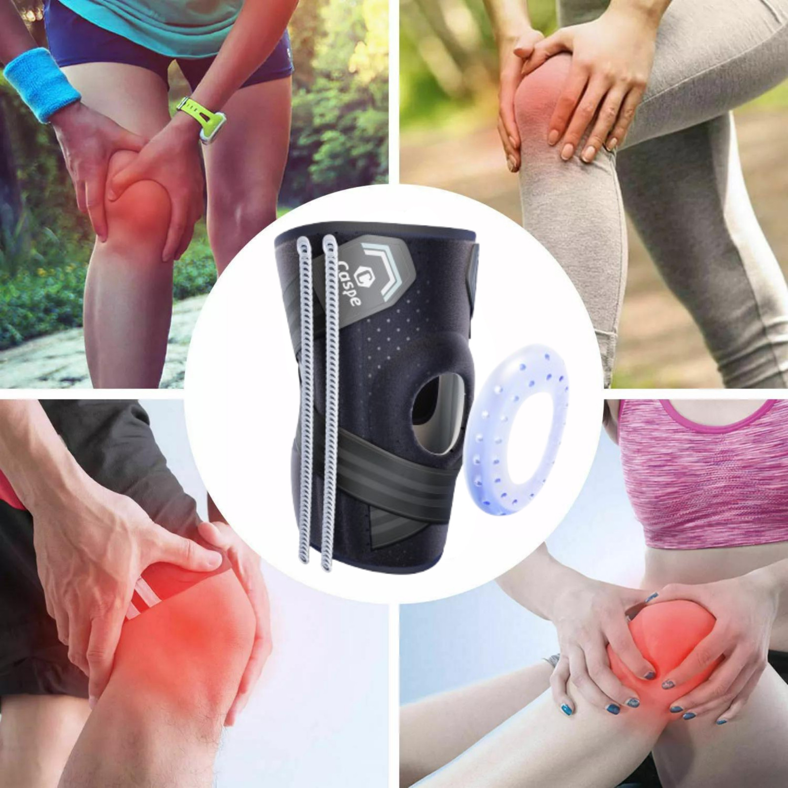 Knee Brace Support Patella Stabilizer Strap Arthritis Running Tendon Pain Relief
