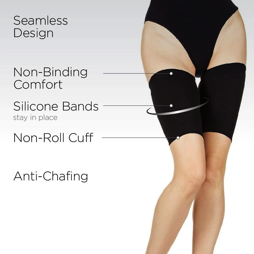 1 Pair Thigh Compression Sleeves Hamstring Quad Groin Support Brace Set