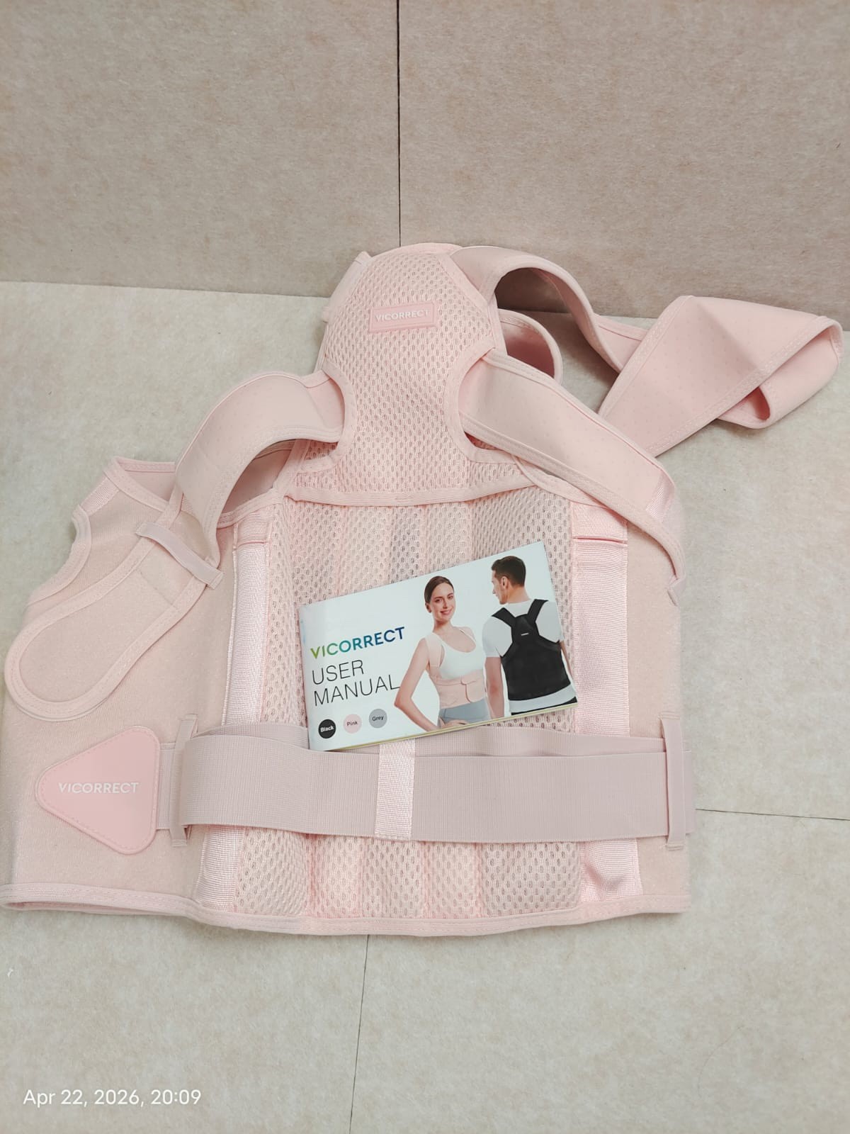 Vicorrect Posture Corrector for Women and Men: Back Support Brace Upper Back…