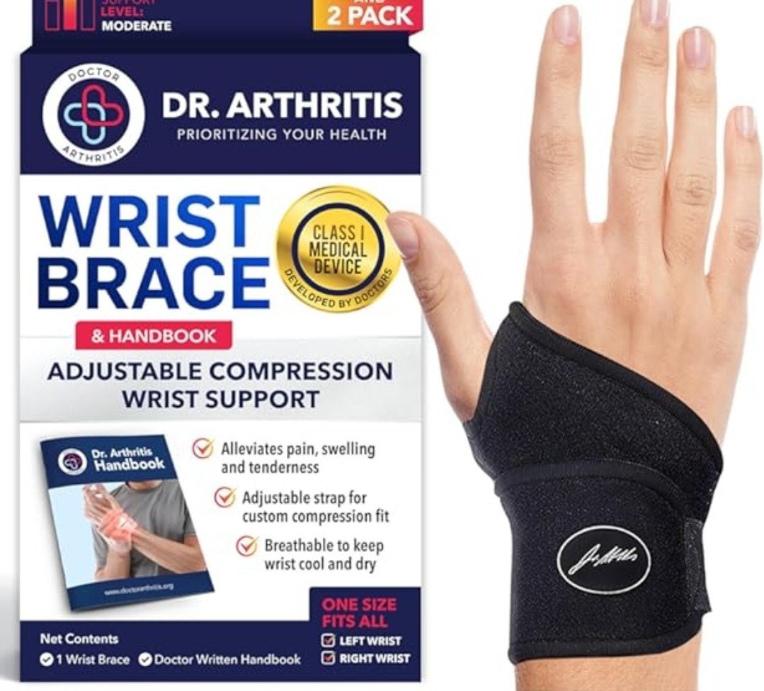 Versatile Wrist Wraps for All-Day Support – Fitness, Work, and Arthritis Relief