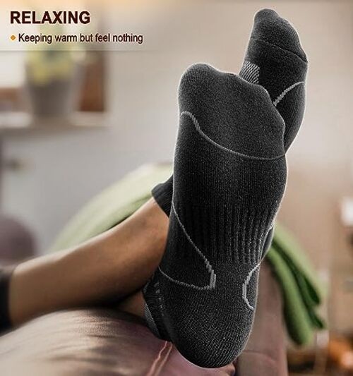 Men Running Socks 6Pairs-Ankle Athletic 13-15 6pairs-black 6 Color Mixed3014