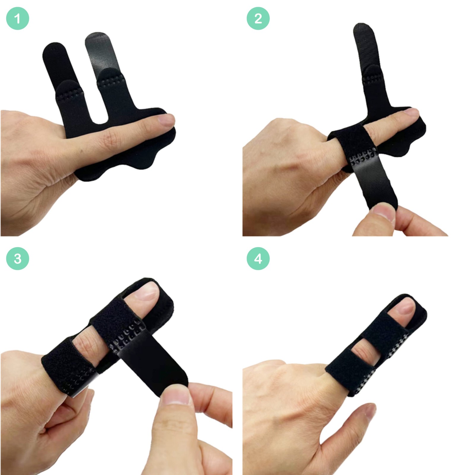 5 Pcs Trigger Finger Splint , Finger Brace for Straightening or Support for Fing