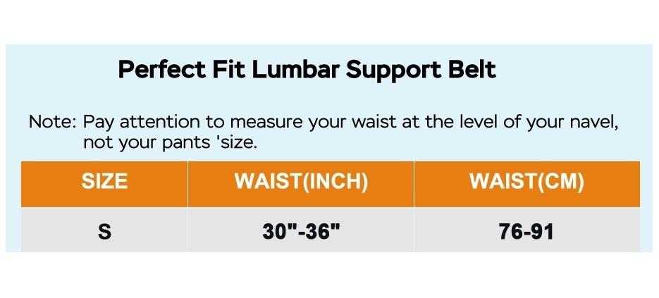 Back Brace for Lower Back Pain, Ergonomic Bionic Support & 3D-Knitted, SMALL