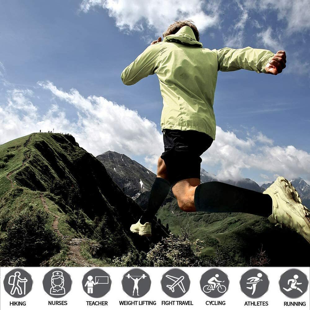 8Pairs Copper Compression Socks For Men Women Running Athletic Medical Pregnancy