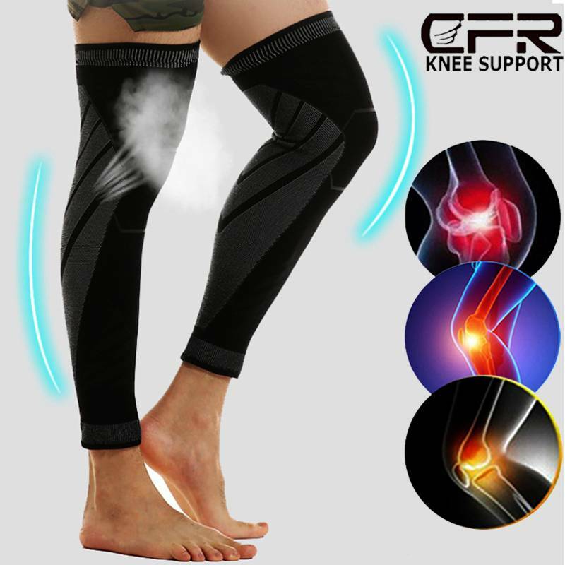 Compression Long Sleeve Support Leg Knee Brace Socks Sport Pain Relief Unisex