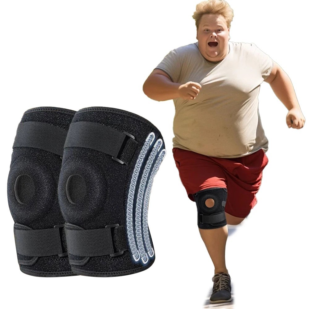 Knee Brace XL-8XL Compression Adjustable Patella Support Running Walking Large