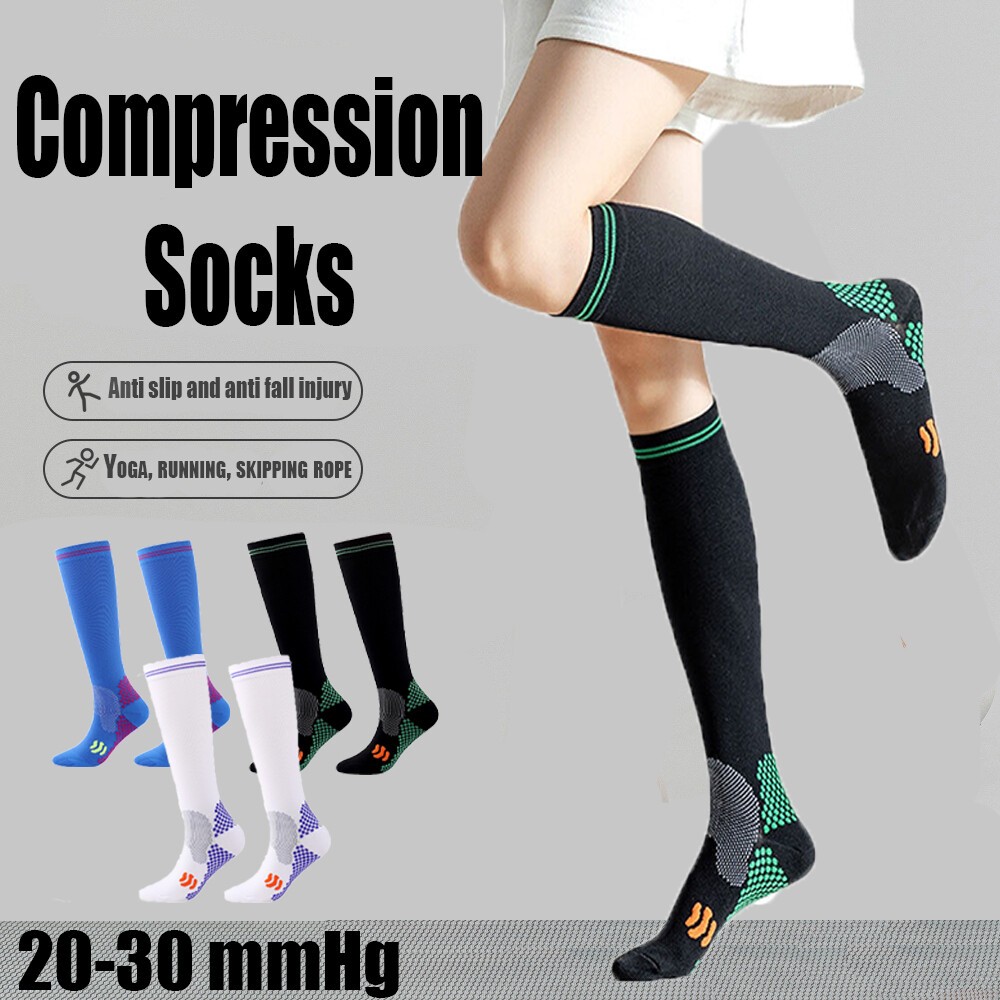 Easy-On/Easy-Off Calf Compression Socks 3Pair Medicinal Products Men Women S-XXL