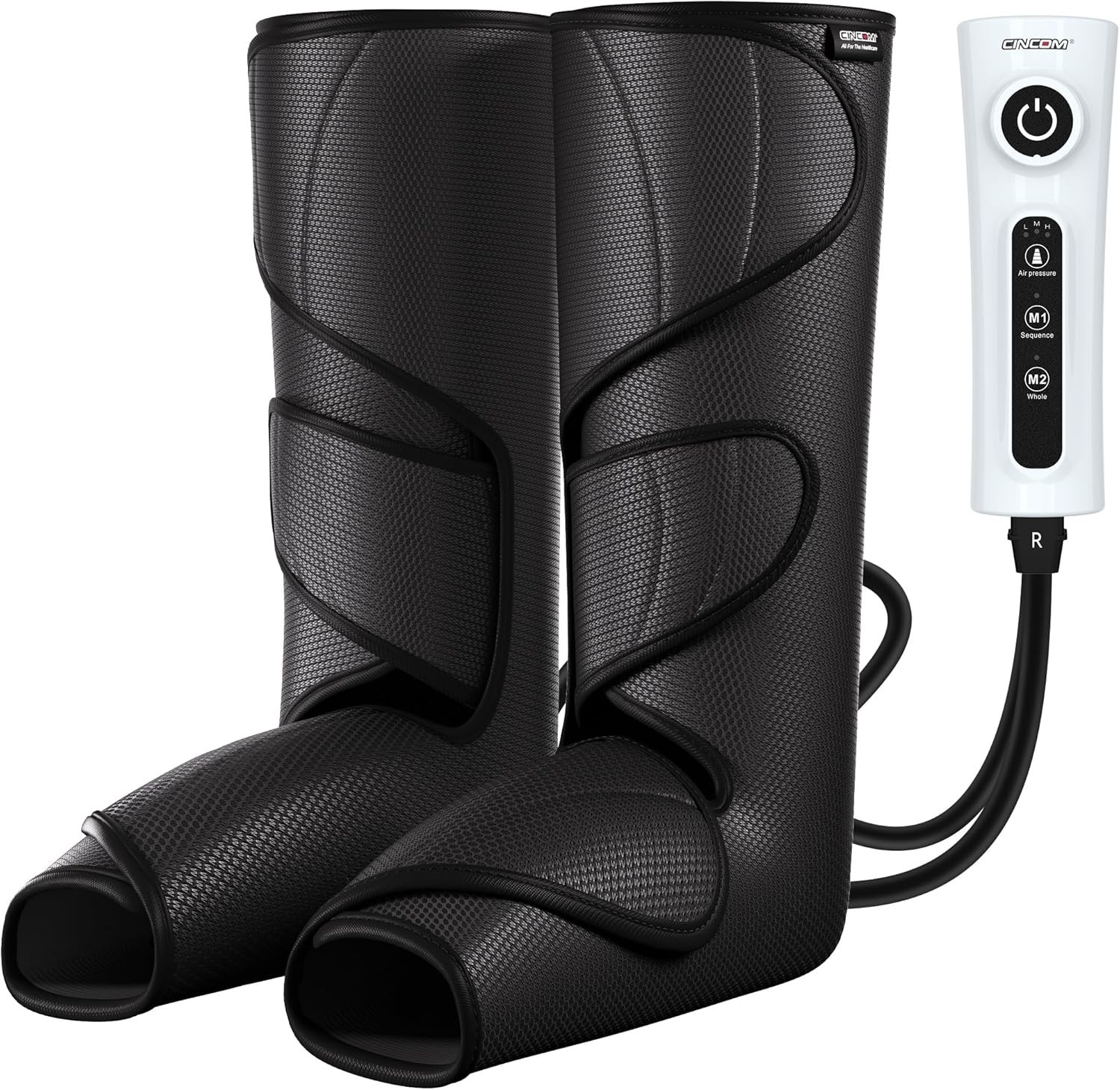 Cincom Air Compression Leg Massager, Simulate Tissue Repair, 2 Modes
