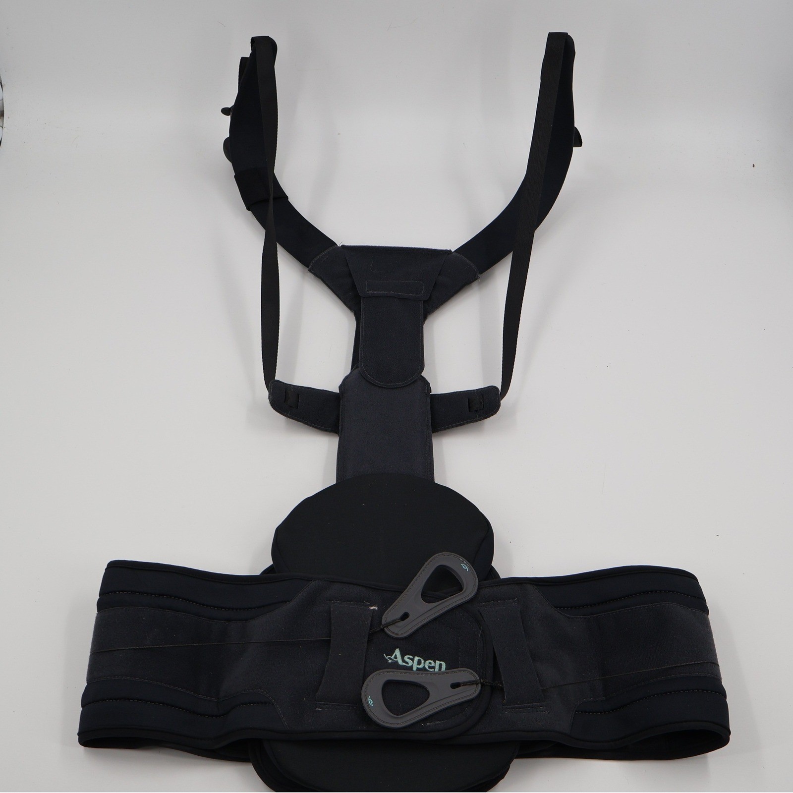Aspen Active TLSO Back Brace Unisex Universal Black Adjustable Spinal Support