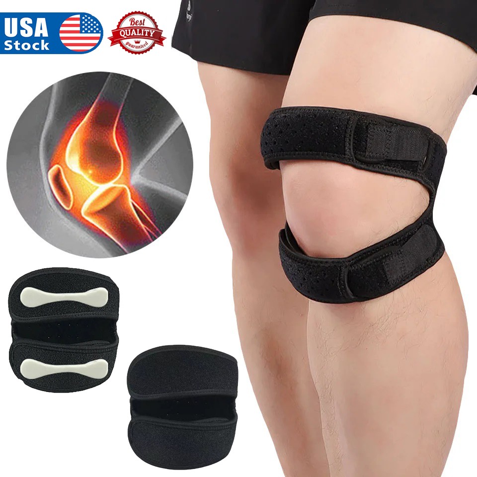Patellar Tendon Support Strap, Knee Pain Relief Adjustable Neoprene Knee Strap