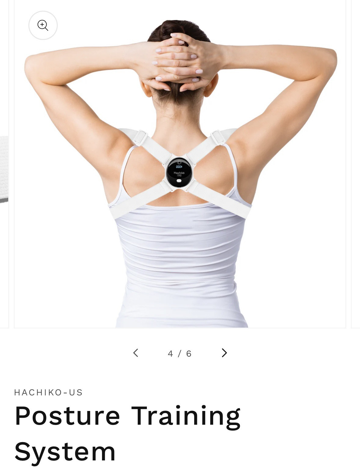 Hachikō Perfect Posture Training System Never Used (SOLD OUT ON MAIN SITE @ $60)