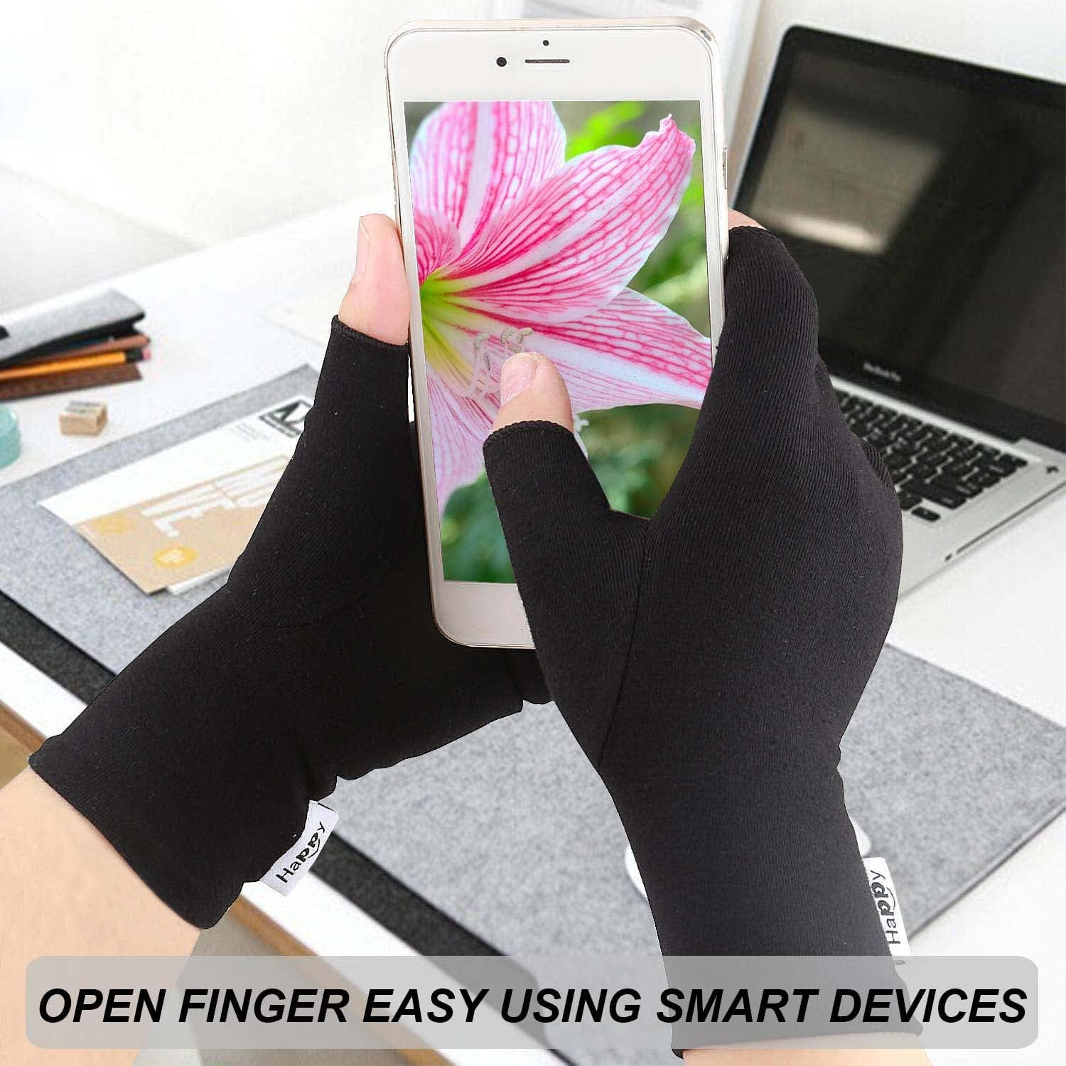 2 Pairs Arthritis Compression Gloves for Arthritis, Rheumatoid, Carpal Tunnel