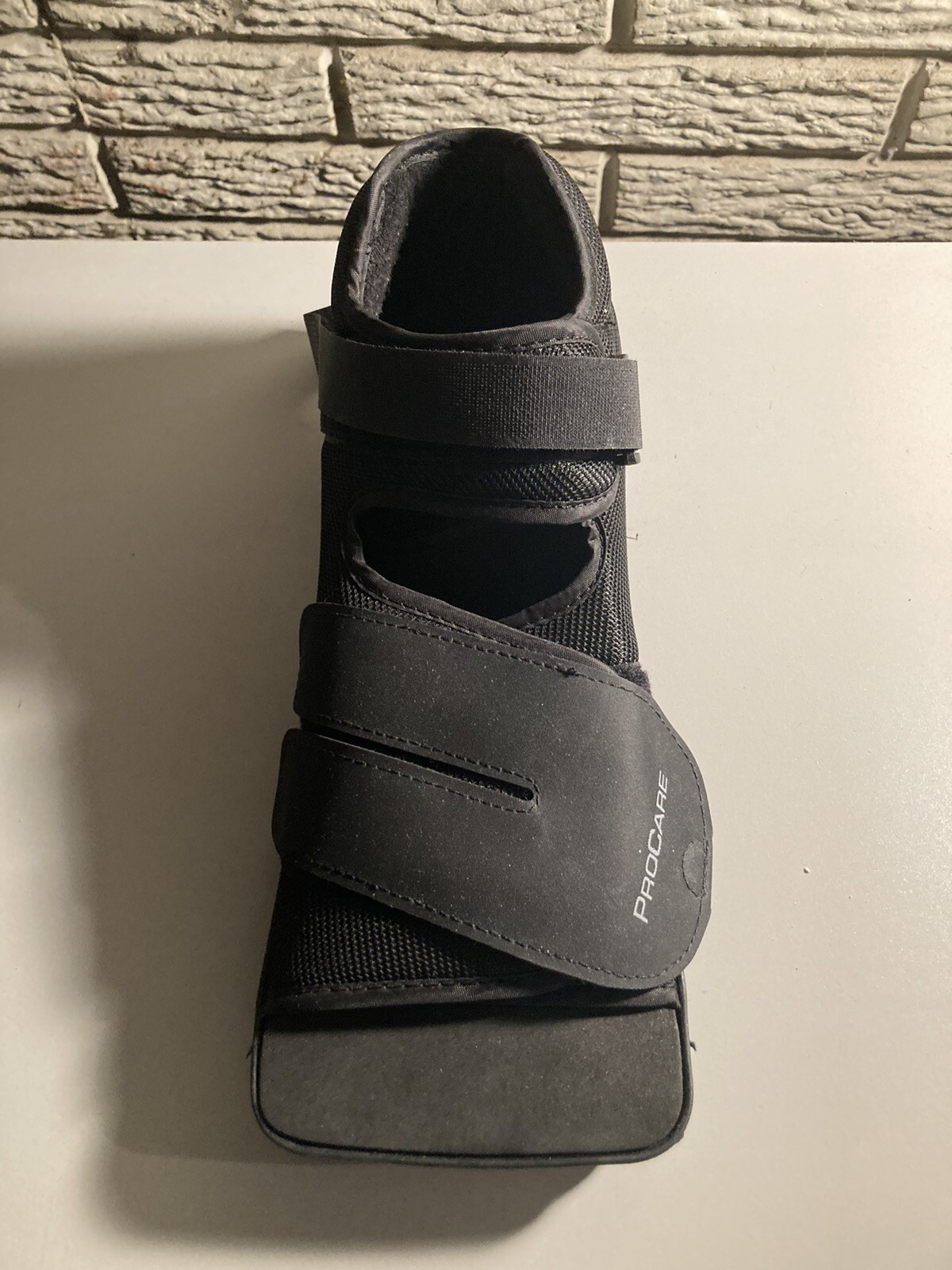 ProCare Medical Surgical Post Op Foot Trauma Shoe Square Toe Black LARGE