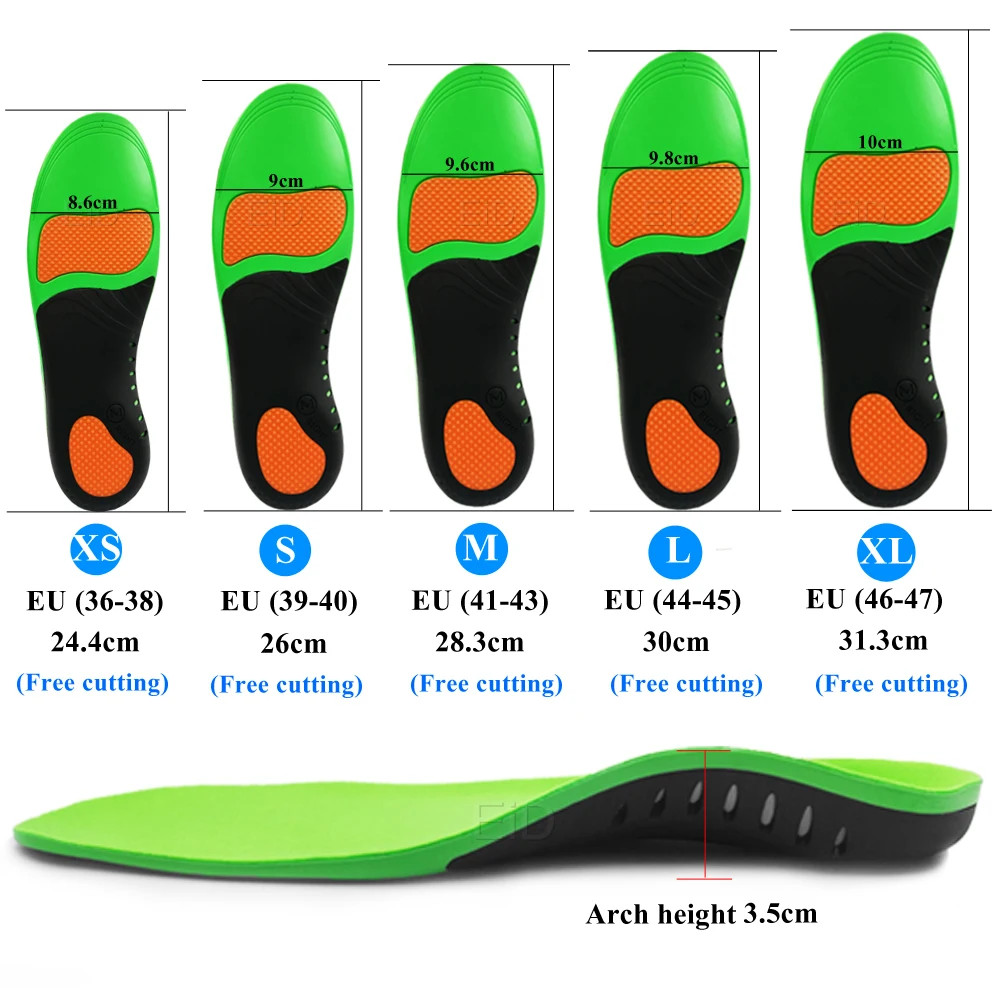 Best EVA Orthopedic Shoes Sole Insoles For feet Arch Foot Pad X/O Type Leg Corre